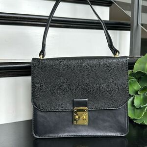 Adrianne Vittadini vegan leather shoulder satchel purse